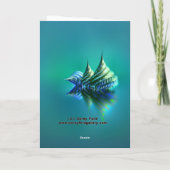 「クリスマス·宝石」クリスマス·カード シーズンカード (裏面)