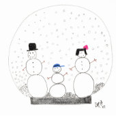 クリスマス – 家族の親密さを体験する カード