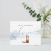 クリスマス 家族名 冬 森のキツネ (スタンド正面)