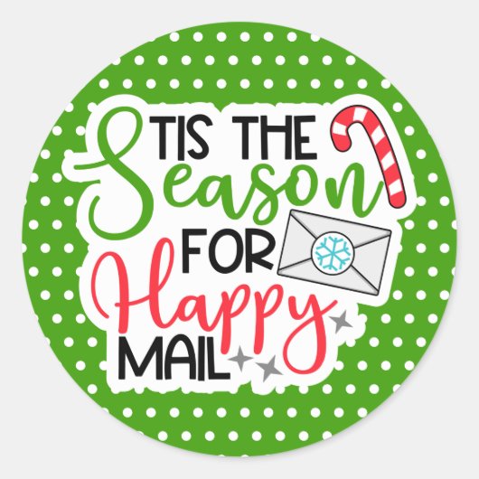 クリスマス 小規模事業 ステッカー (正面)