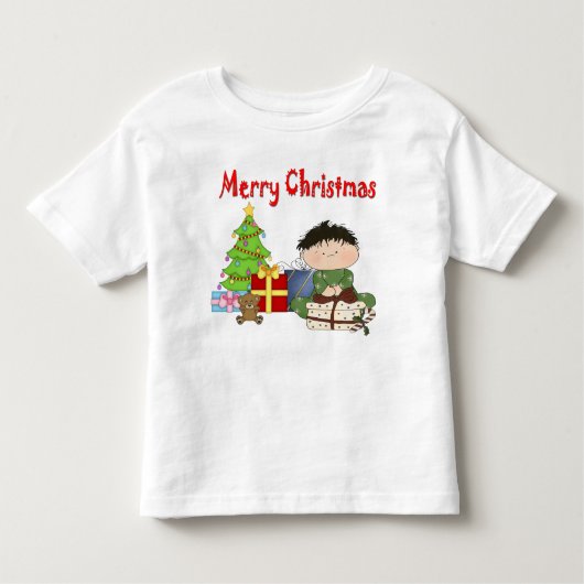 クリスマス・幼児ボーイ幼児Tシャツ トドラーTシャツ (正面)