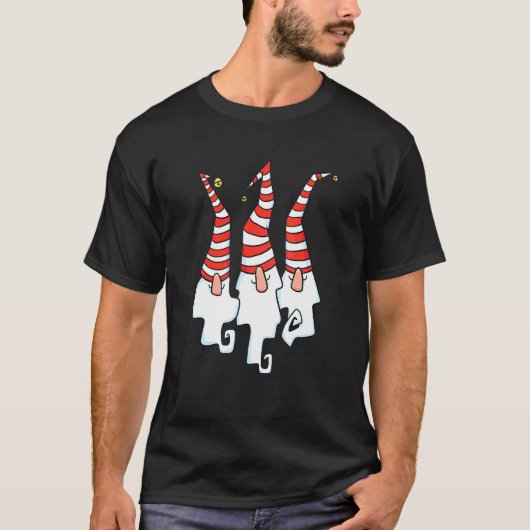 クリスマス 庭 ガーデン 飾り Tシャツ (正面)