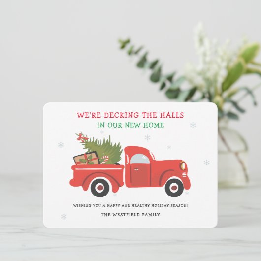 クリスマス 引っ越しました 新住所のお知らせ (スタンド正面)