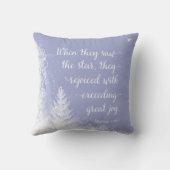 クリスマス – 彼らが星を見たとき クッション (裏面)