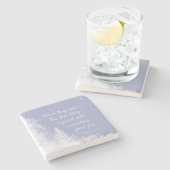 クリスマス – 彼らが星を見たとき ストーンコースター (横)