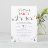クリスマス 忘年会 招待状 (スタンド正面)