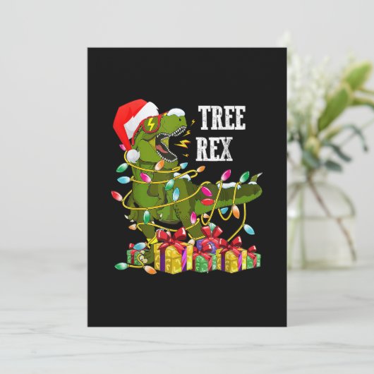 クリスマス 恐竜 ツリー レックス パジャマ メンズ ボーイズ キッズ (スタンド正面)