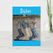 クリスマス***愛と***メリークリスマス感謝していSIS シーズンカード (正面)