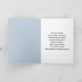 クリスマス 感謝祭 ハロウィンの祝日 カード (内部)