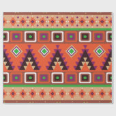 クリスマス |抽象芸術 |パターン |ミニマル | ラッピングペーパー (フラット)