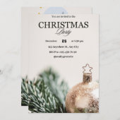 クリスマス 招待状 (正面/裏面)