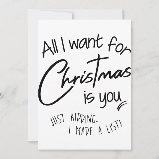 クリスマス 招待状 (正面)