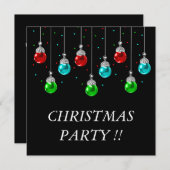 クリスマス 招待状 (正面/裏面)