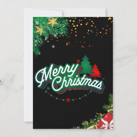 クリスマス 招待状 (裏面)