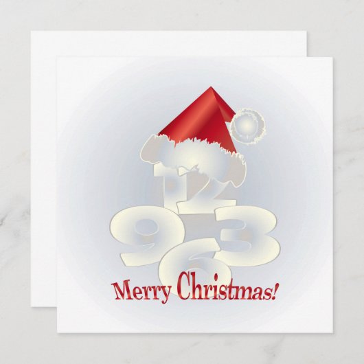 クリスマス 招待状 (正面/裏面)