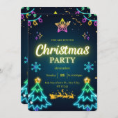 クリスマス 招待状 (正面/裏面)