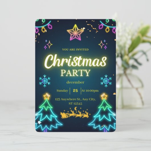 クリスマス 招待状 (スタンド正面)