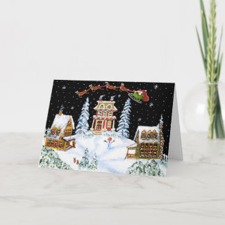 クリスマス、挨拶、カード、サンタのトナカイ、ウサギ シーズンカード