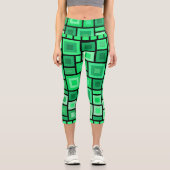 クリスマス、新しい、誕生日ギフト高い腰のカプリス カプリレギンス (正面)