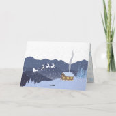 クリスマス |新年おめでとう |サンタのカスタマイズ (裏面)