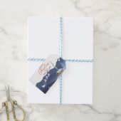 クリスマス |新年おめでとう |サンタのカスタマイズ ギフトタグ (より糸つき)