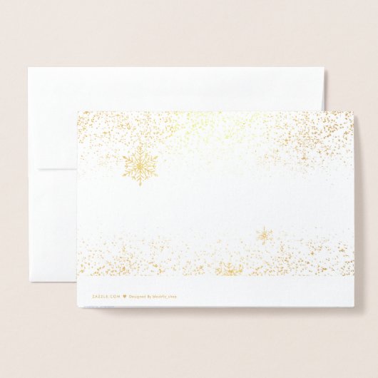 クリスマス |新年おめでとう |サンタのカスタマイズ 箔カード (裏面封筒付き)