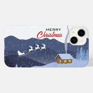 クリスマス 新年おめでとう サンタのプレゼント Case-Mate iPhone 14ケース
