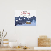 クリスマス |新年おめでとう |サンタ ポスター (キッチン)