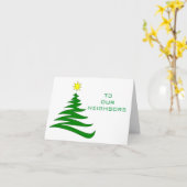 *クリスマス/新年のご挨拶* 近隣カード カード (黄色い花)