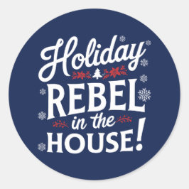 クリスマス | 新年のステッカー ラウンドシール