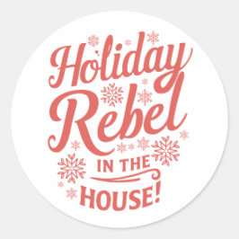 クリスマス | 新年のステッカー ラウンドシール