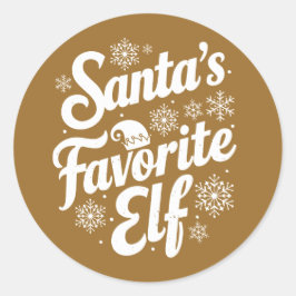 クリスマス | 新年のステッカー ラウンドシール