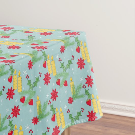クリスマス、新年のパターン。 テーブルクロス (インサイチュ)