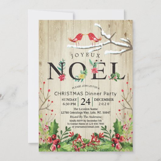 クリスマス＆新年ディナーパーティ (正面)