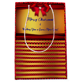 クリスマス – 新年 ミディアムペーパーバッグ