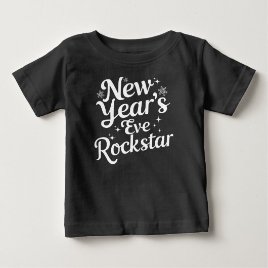 クリスマス+新年+子供服Tシャツ | 子供へのギフト ベビーTシャツ (正面)