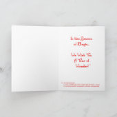 クリスマス-日食のための魔法及び驚異 シーズンカード (内部)