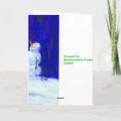 クリスマス、星の…休日カードに願い シーズンカード (裏面)