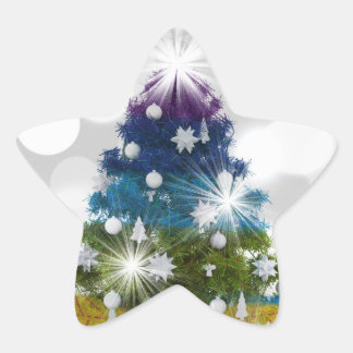 クリスマス 星シール