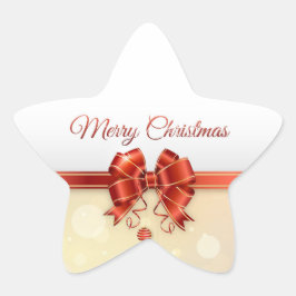 クリスマス 星シール