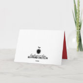 クリスマス・最高のホリデーの写真カードを開く シーズンカード (裏面)