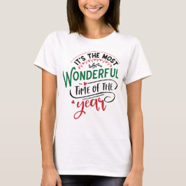 クリスマス 最高の時期 レディース Tシャツ