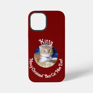 クリスマス、最高の猫、猫の写真、 iPhone 12 MINIケース