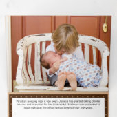 クリスマス　木製 ヴィンテージ　マルチフォト 三つ折りクリスマスカード (内部最初)