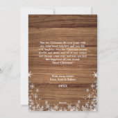 クリスマス　木製　４枚写真　グリーティング シーズンカード (裏面)