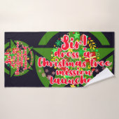 クリスマス、木、ミッションタオル バスタオル (バスタオル)