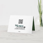 クリスマス-柴犬のフォトカード シーズンカード (裏面)