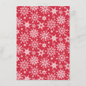 クリスマス　森　もみの木　わっか　赤い実 シーズンカード (裏面)