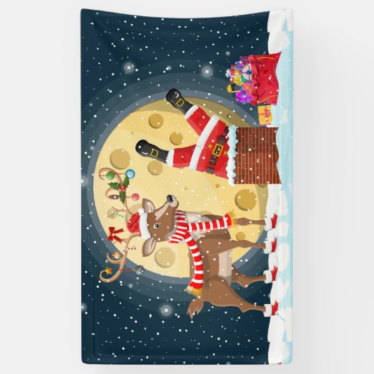 クリスマス 横断幕 (縦)