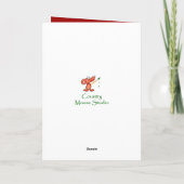 クリスマス、歌、賛美歌、三人の王よ。 シーズンカード (裏面)